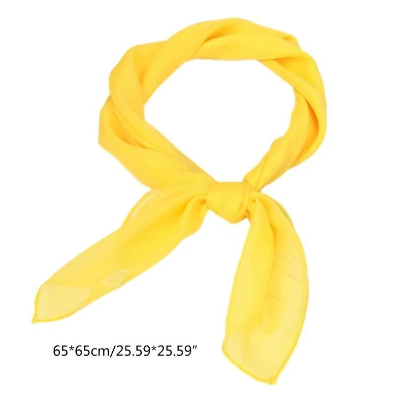 39BD – foulard cou en ruban carré pour femmes
