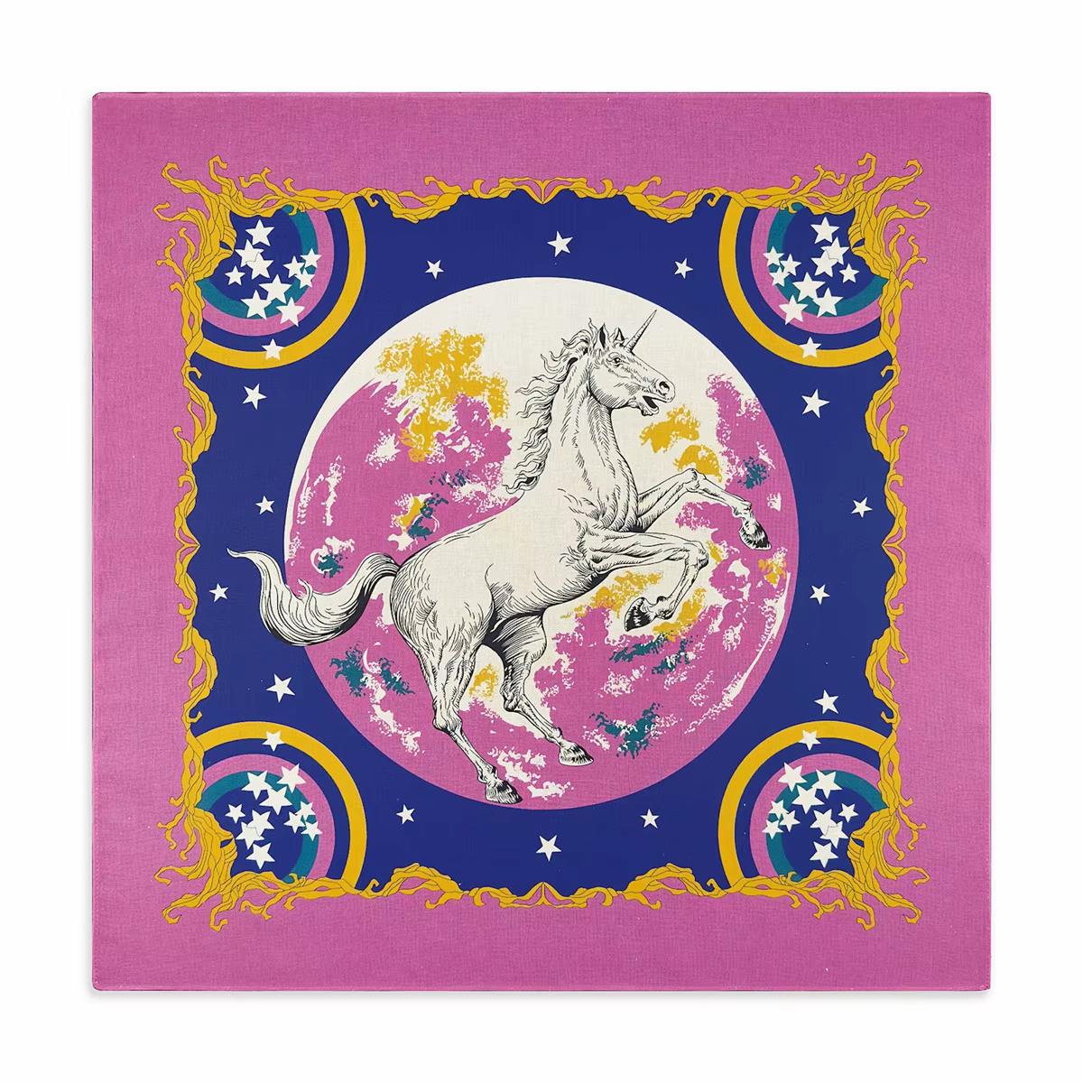 Cheval aigle imprimer haute qualité Hip Hop coton carré écharpe hommes Bandana