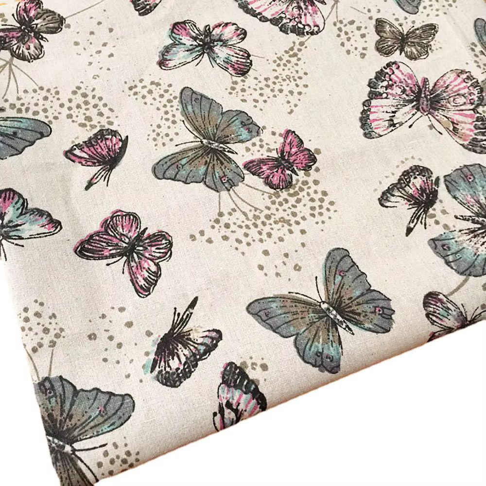 Tissu en coton et lin, Style européen et britannique