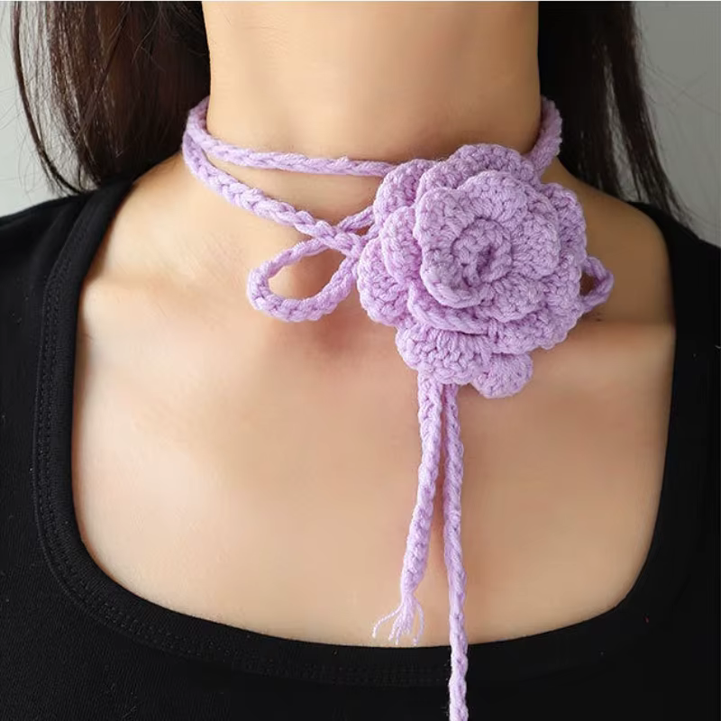 Crochet fait à la main pour filles