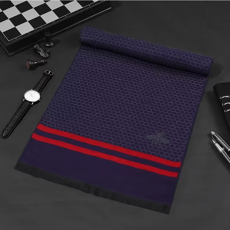 Écharpe de marque classique pour hommes