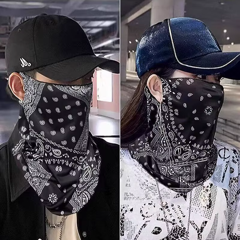 Cache-cou Paisley anti-UV
