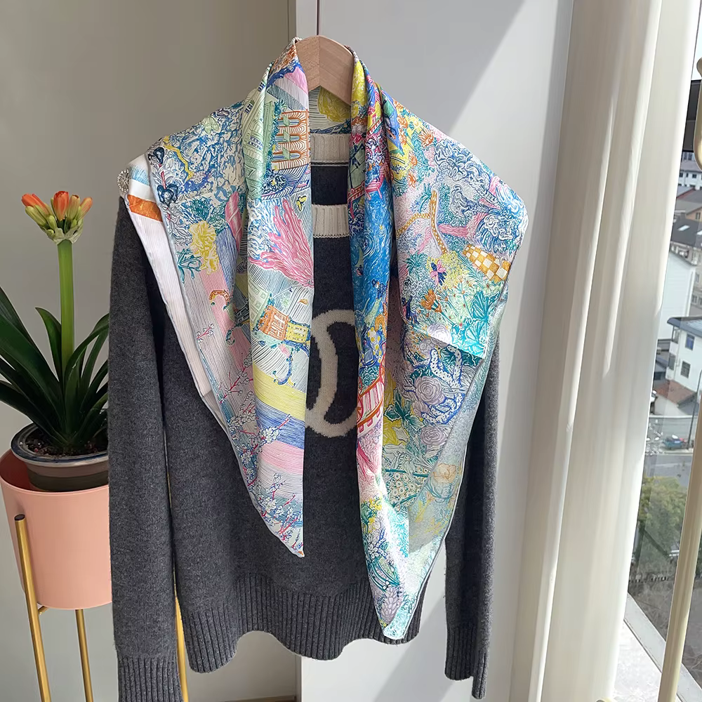 Foulard en soie de haute qualité