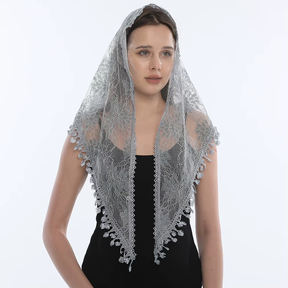 Foulard Triangle en dentelle pour femmes