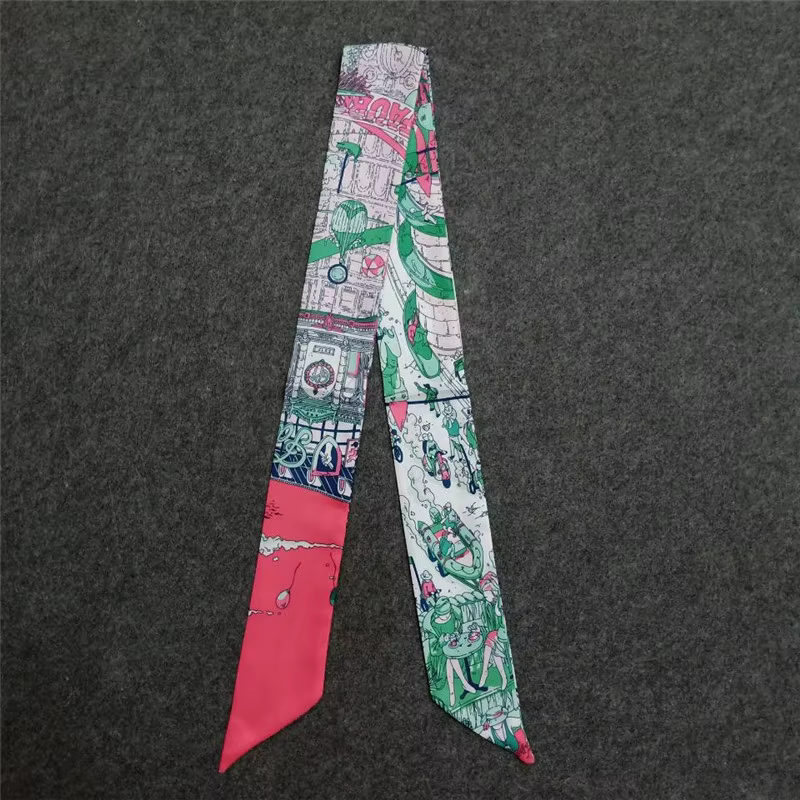 Paris Street – foulard en soie imprimé