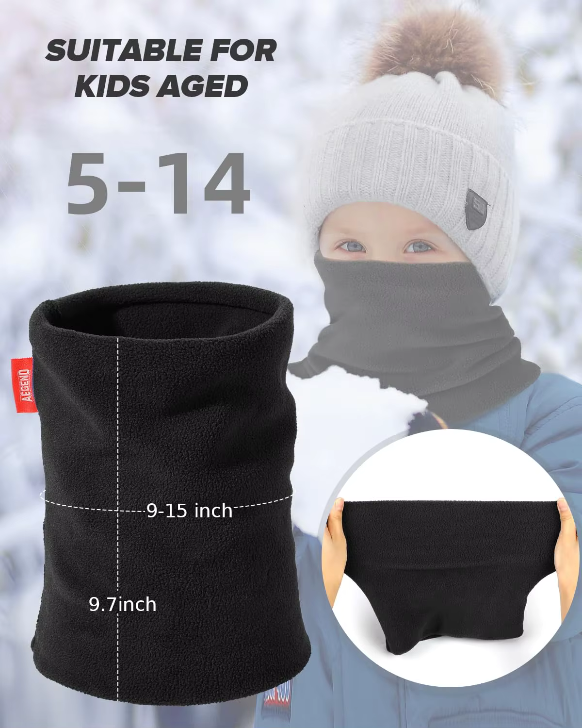 Réchauffeur de cou pour enfants
