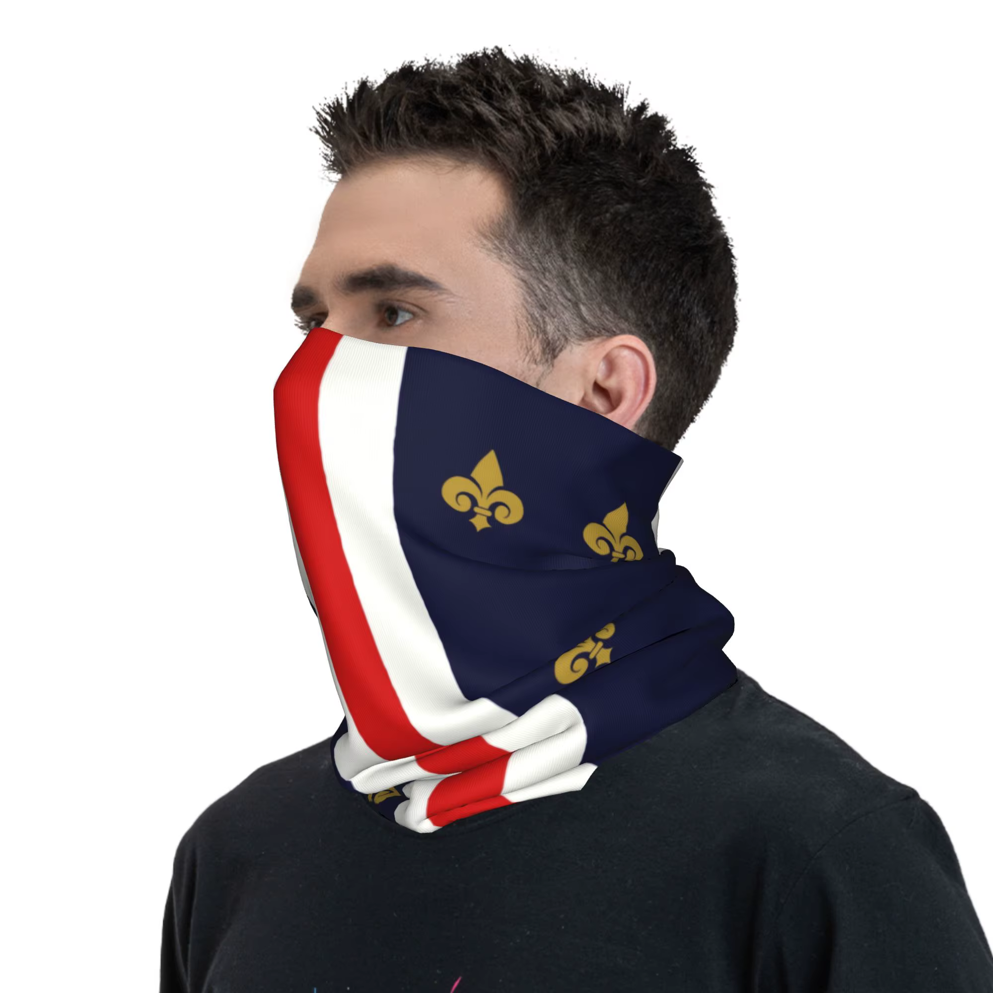 Cache-cou personnalisé avec drapeau français