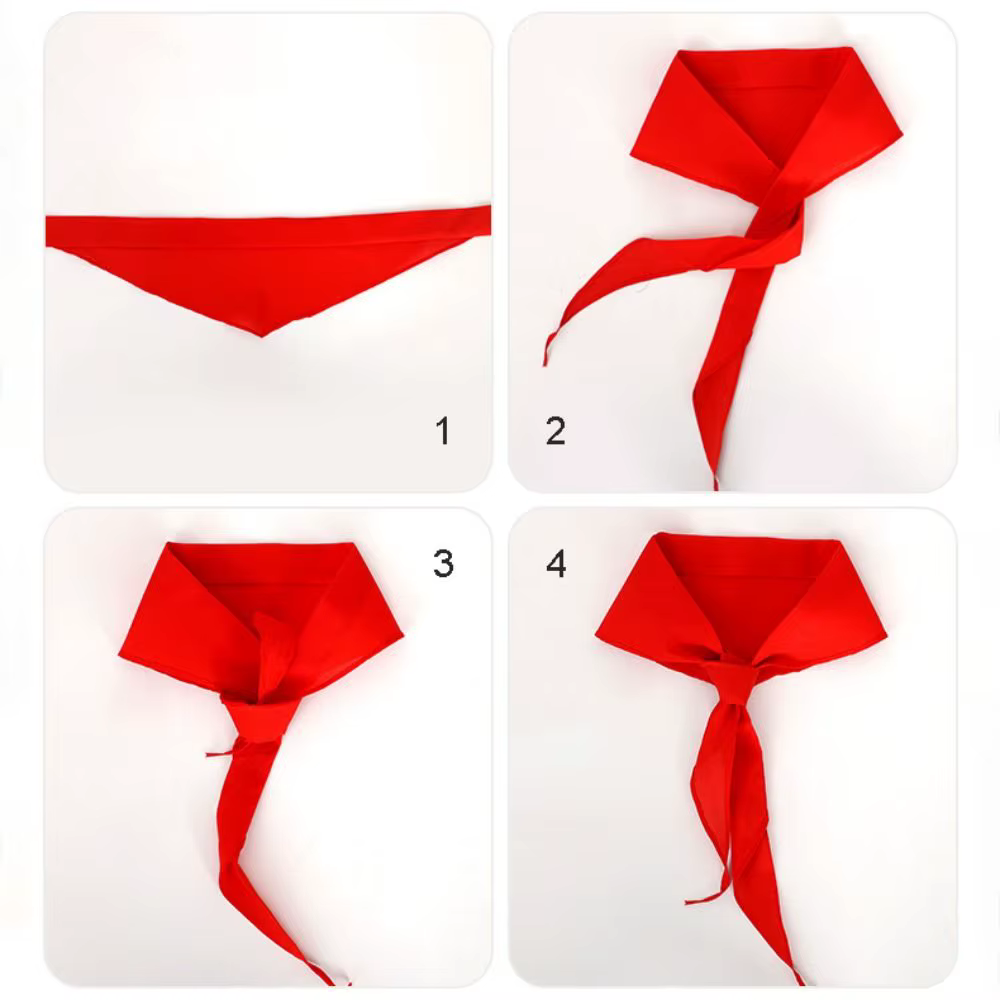 Triangle serviette écharpe classique 120 cm