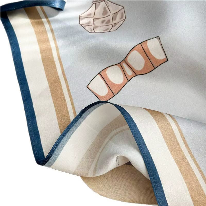 100% Foulard en soie véritable pour femmes 88x88 cm carré grande taille foulards