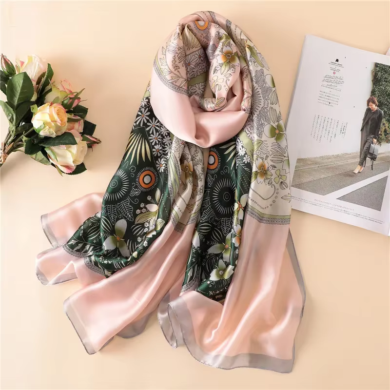 Foulard Long en soie pour femmes