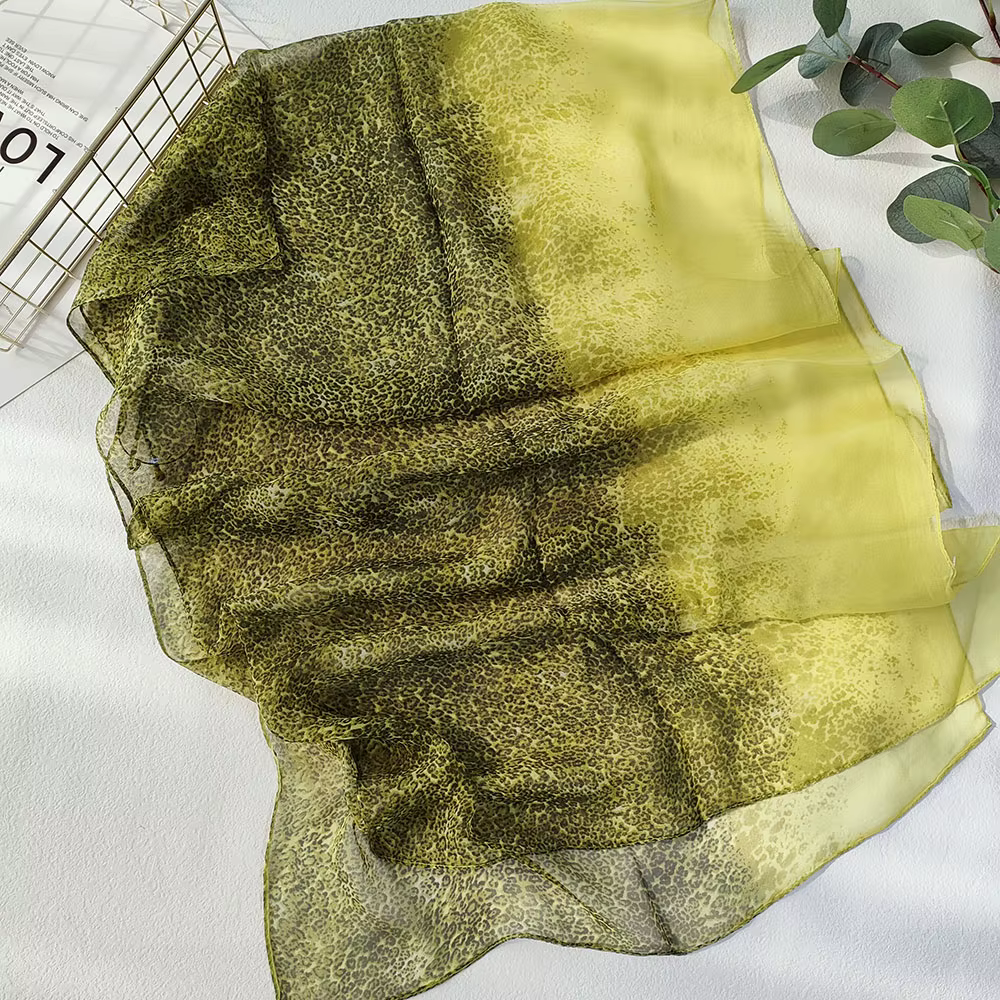 Foulard en mousseline de soie Georgette pour femmes