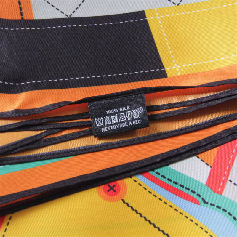 Injplanchers f-Foulards Carrés Imprimés de Selle pour Femme