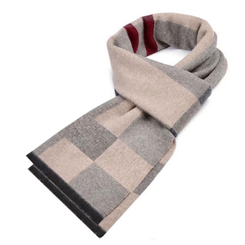 Hommes écharpe pour homme hiver copie cachemire châle marque de luxe