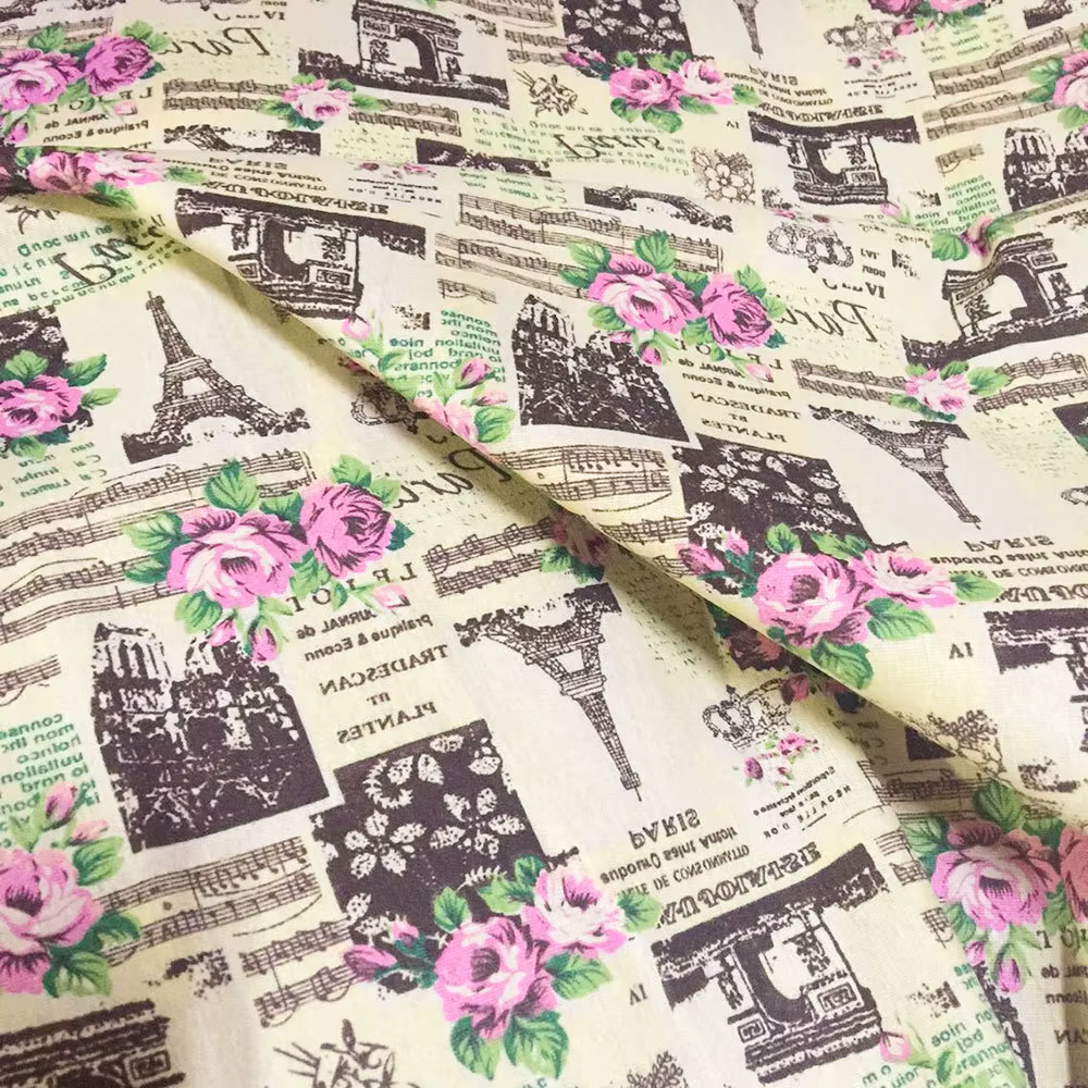 Tissu en coton et lin, Style européen et britannique