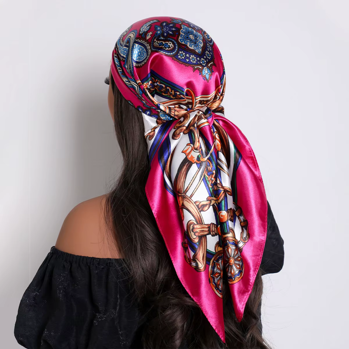 2025 Foulard de cheveux femmes marque de luxe carré