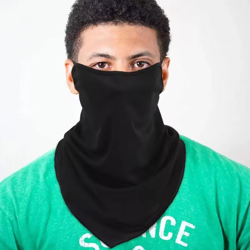 Écharpe respirante demi-masque d'été