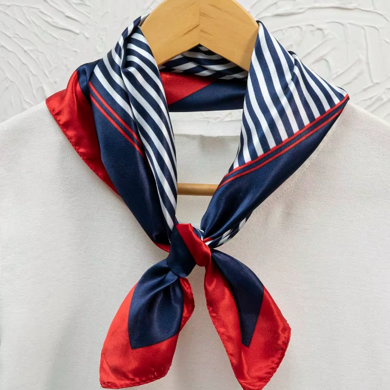 Écharpe en Satin Simple pour femmes