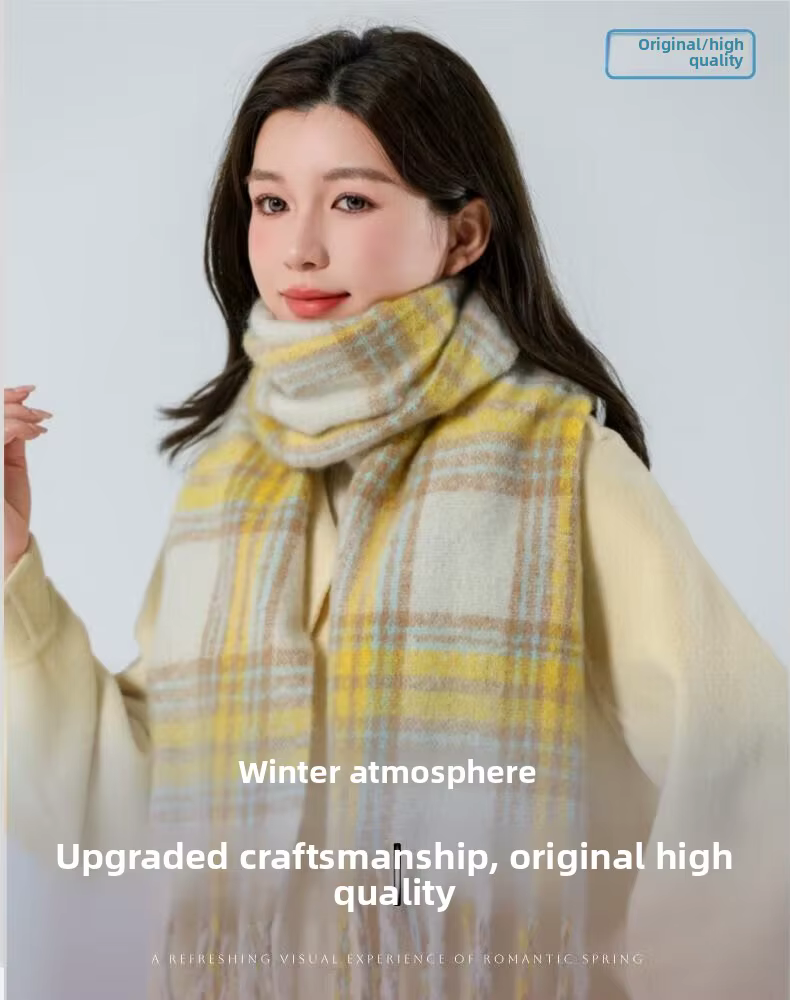 Écharpe tendance à vent fluide pour l'hiver