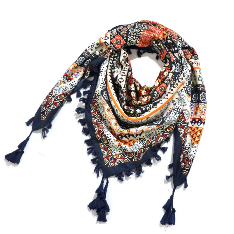 Écharpe ethnique de Style bohème pour femmes