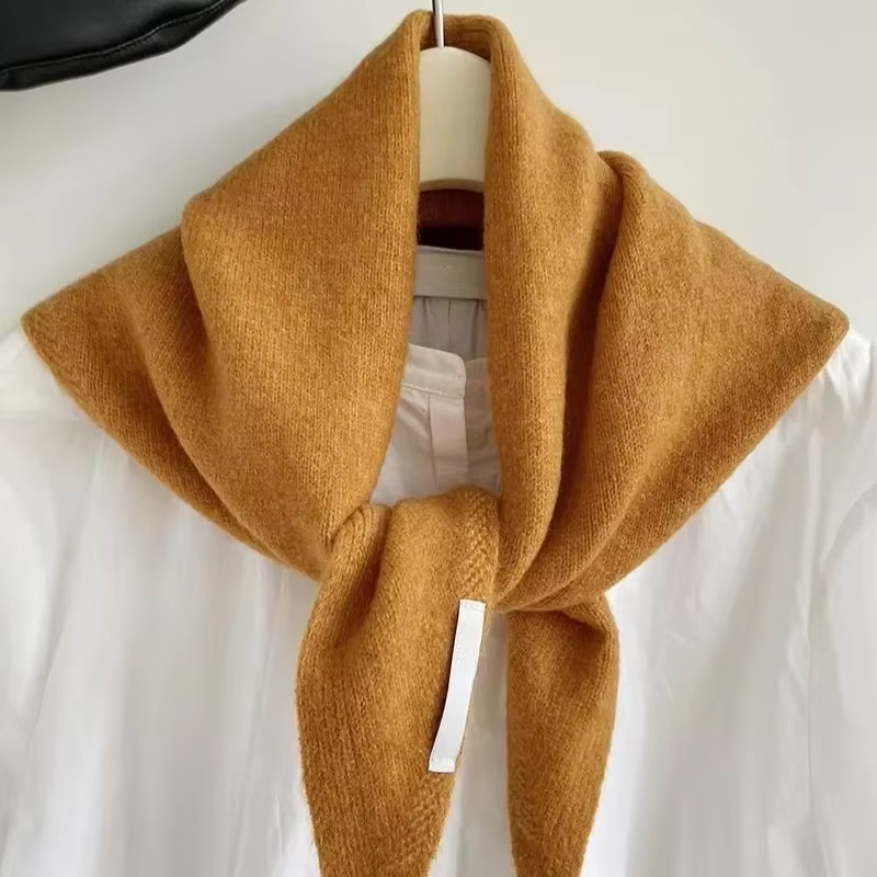 Écharpe tricotée pour femme en laine