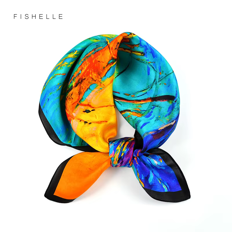 Foulards en soie naturelle pour femmes