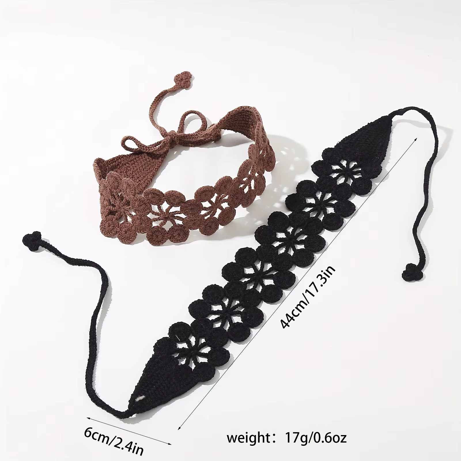 Foulard de cheveux au Crochet creux créatif