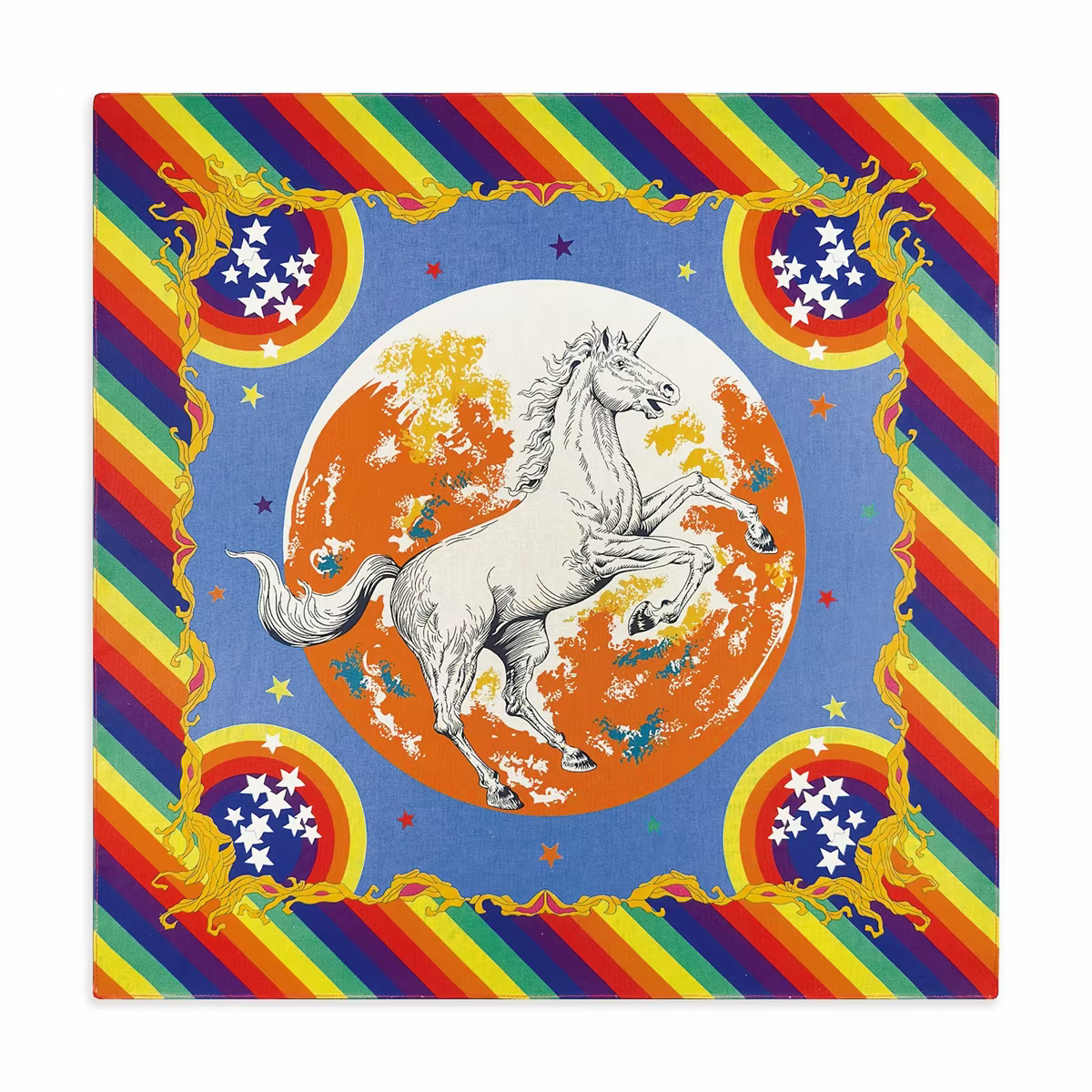 Cheval aigle imprimer haute qualité Hip Hop coton carré écharpe hommes Bandana