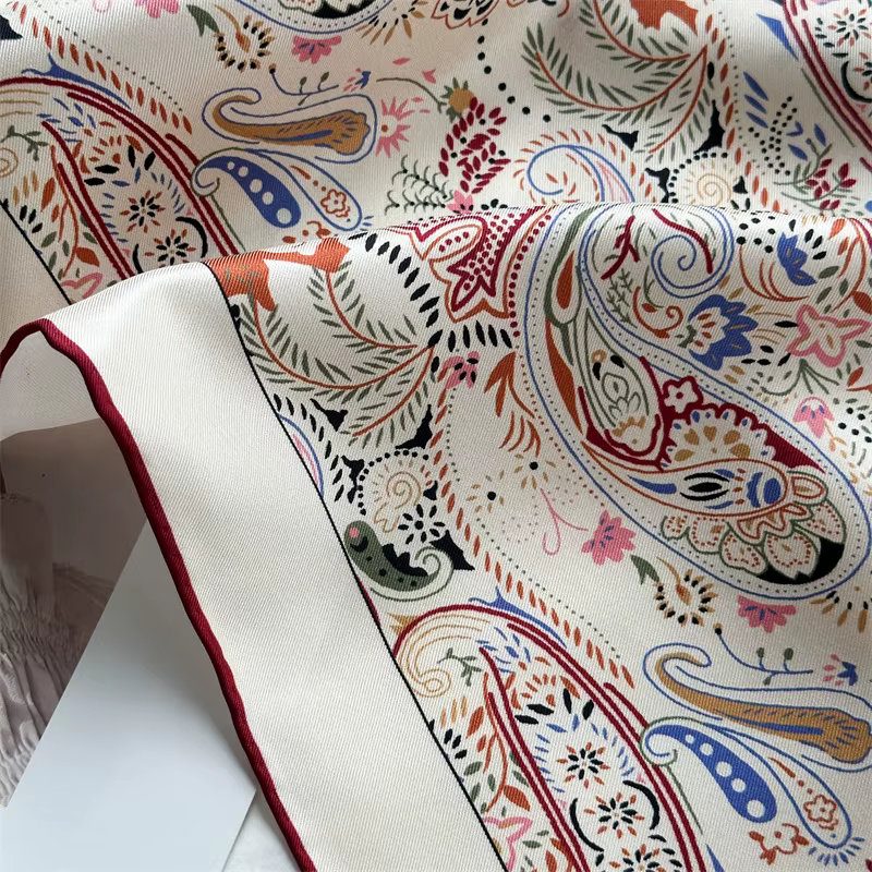 Foulard en soie de 90CM