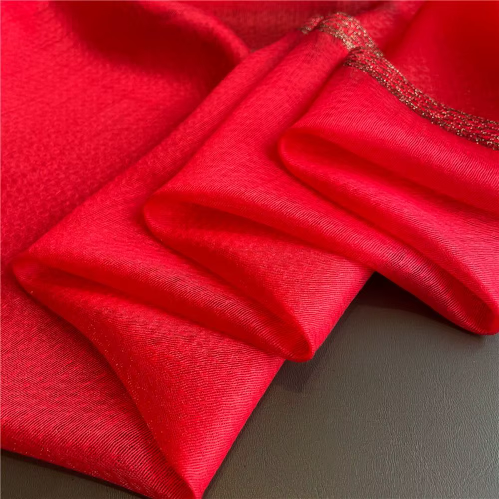 Nouveau grand foulard de luxe en soie Organza élégant couleur unie longues foulards 180*70 cm châles solides pour les femmes Hijab