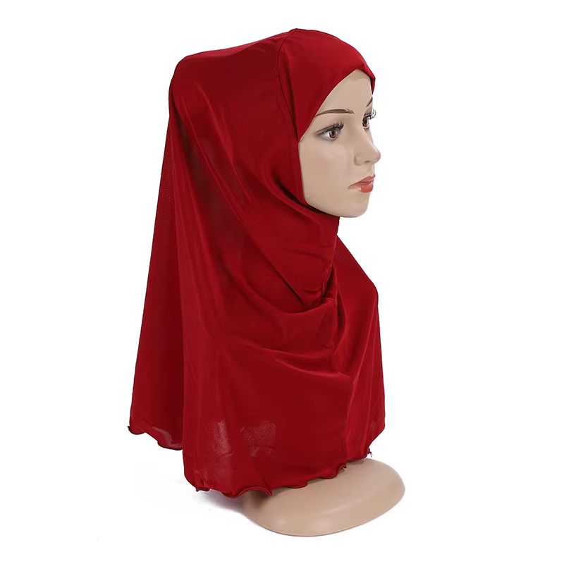Foulard Hijabs du Ramadan pour Enfant Fille de 7 à 12 Ans
