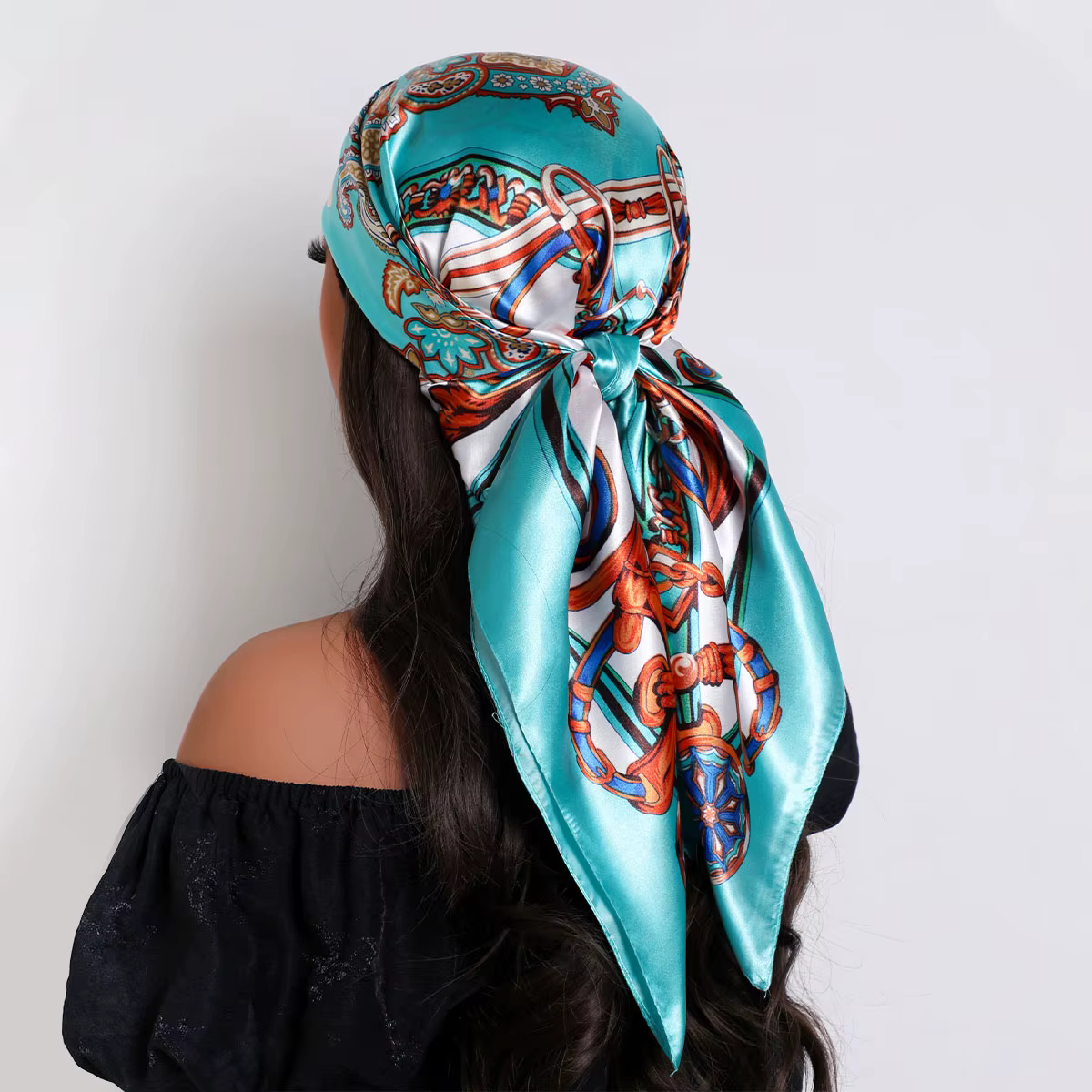 2025 Foulard de cheveux femmes marque de luxe carré