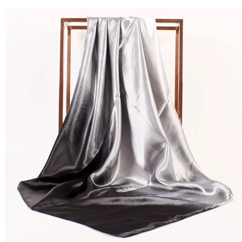 Foulard de tête en soie pour femmes