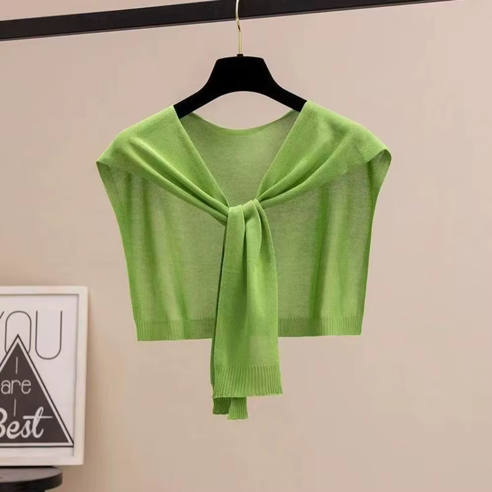 Châle fin en tricot de style coréen