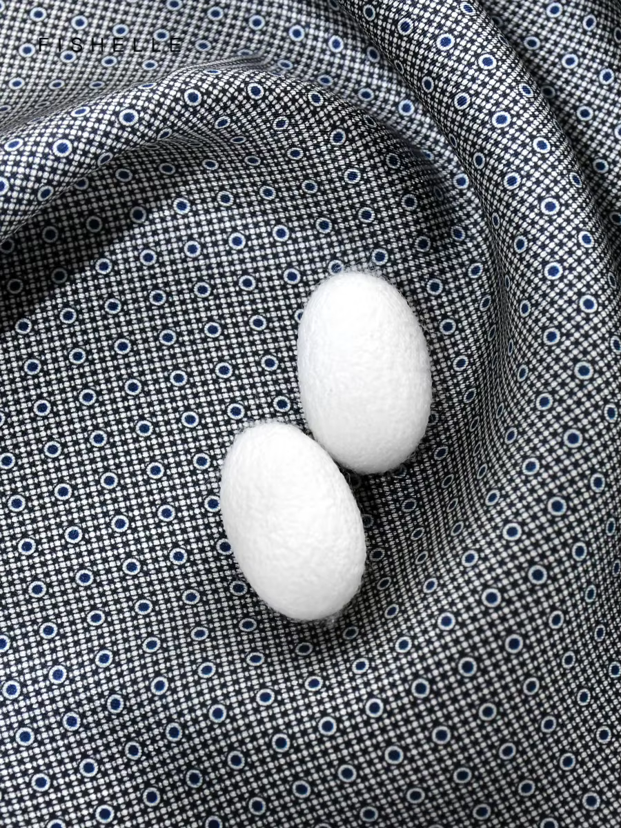 Gris grille hommes poche carré 100% foulard en soie sergé