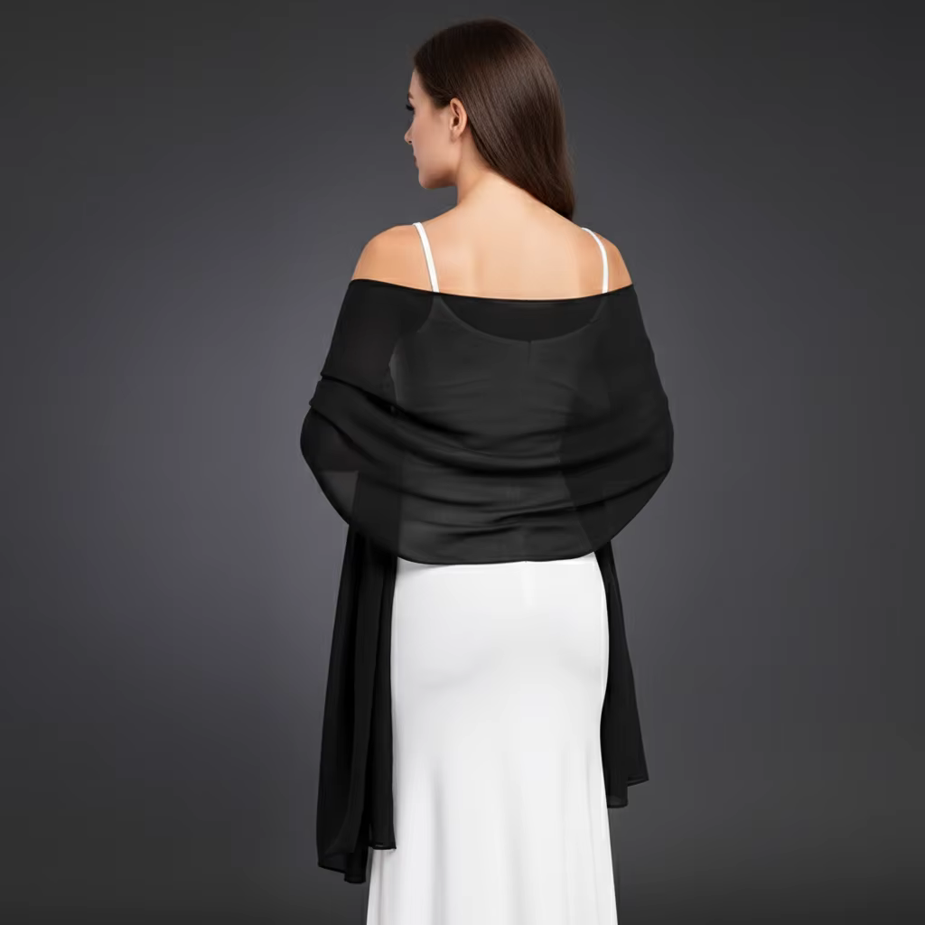 Écharpe en mousseline légère et douce pour femme