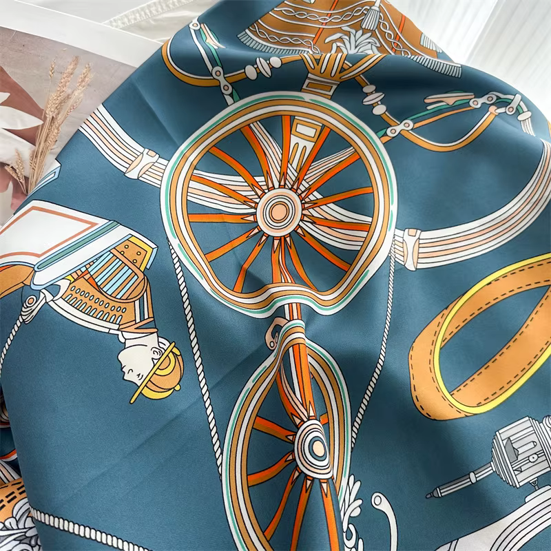 Foulard en soie de mûrier