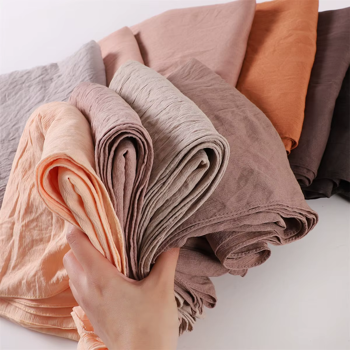 Foulard Long froissé pour femmes