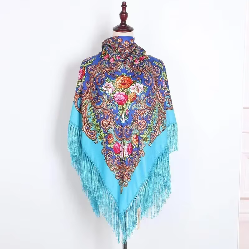 Foulard bohème imprimé Floral