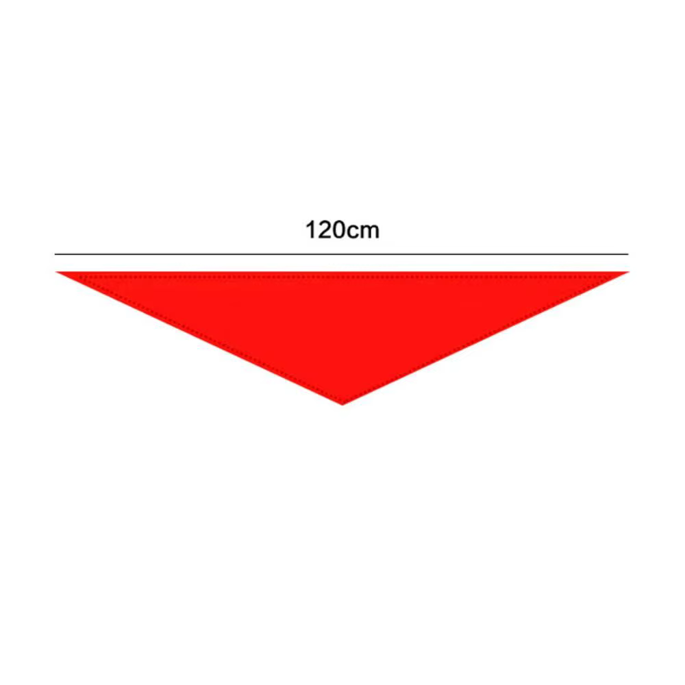 Triangle serviette écharpe classique 120 cm