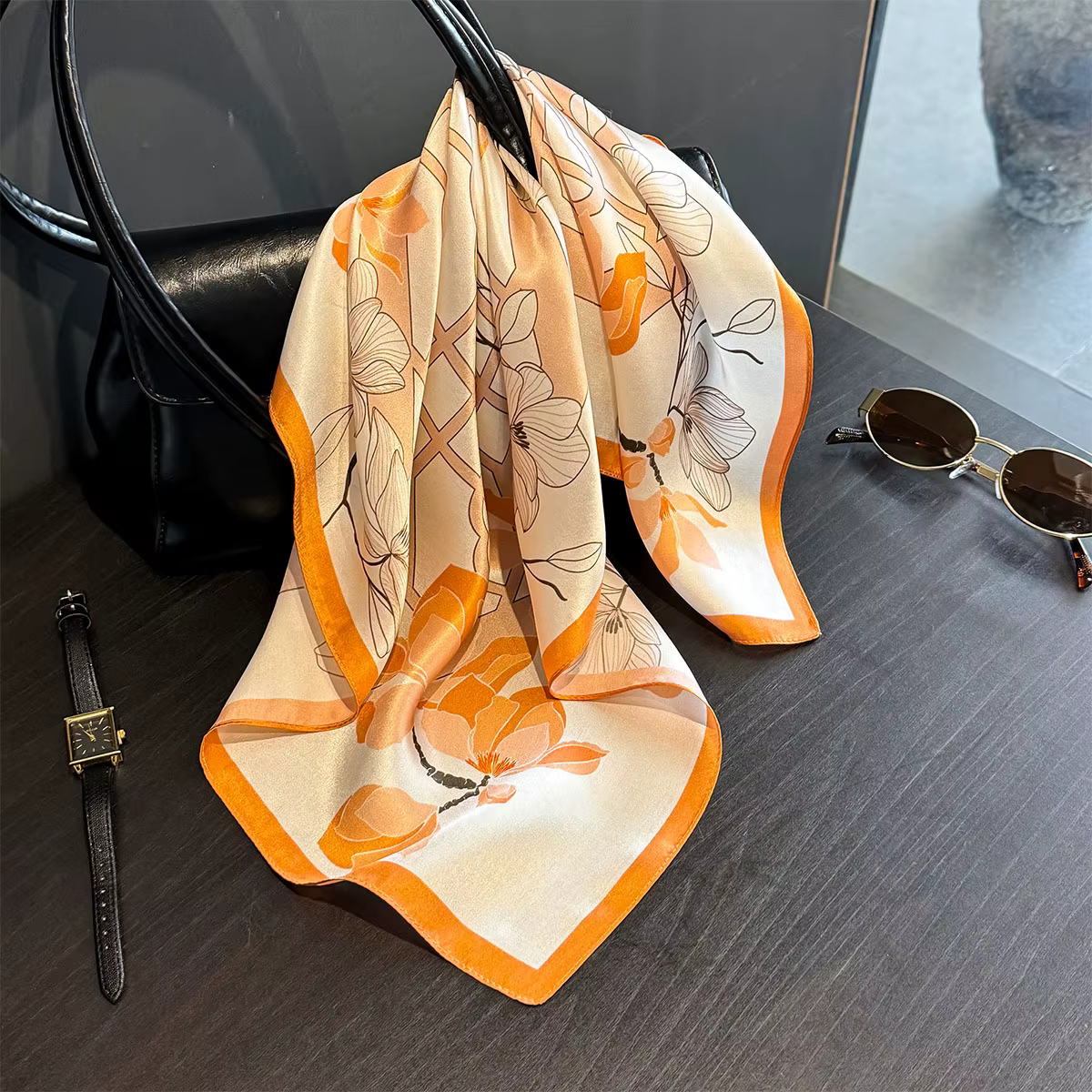 Foulard 100% Soie de Mûrier pour Femme