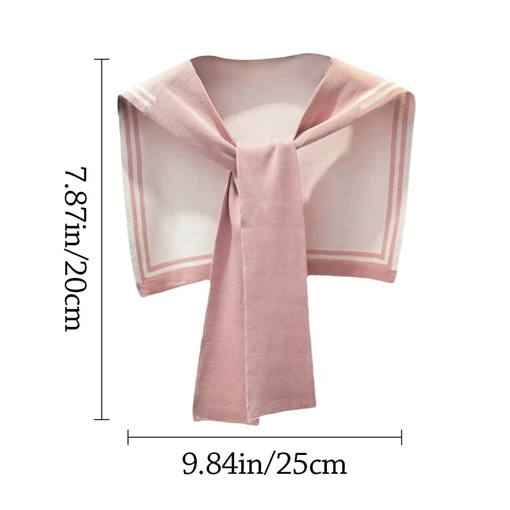 Châle noué pour femme, écharpe de chandail