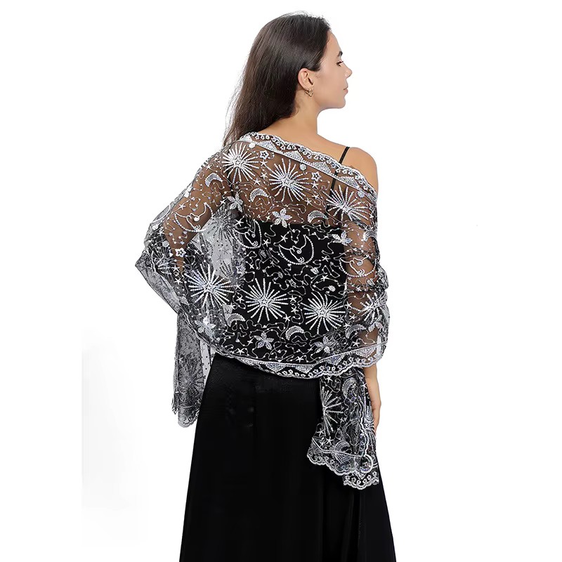 Châles et enveloppes pour robes de soirée pour femmes