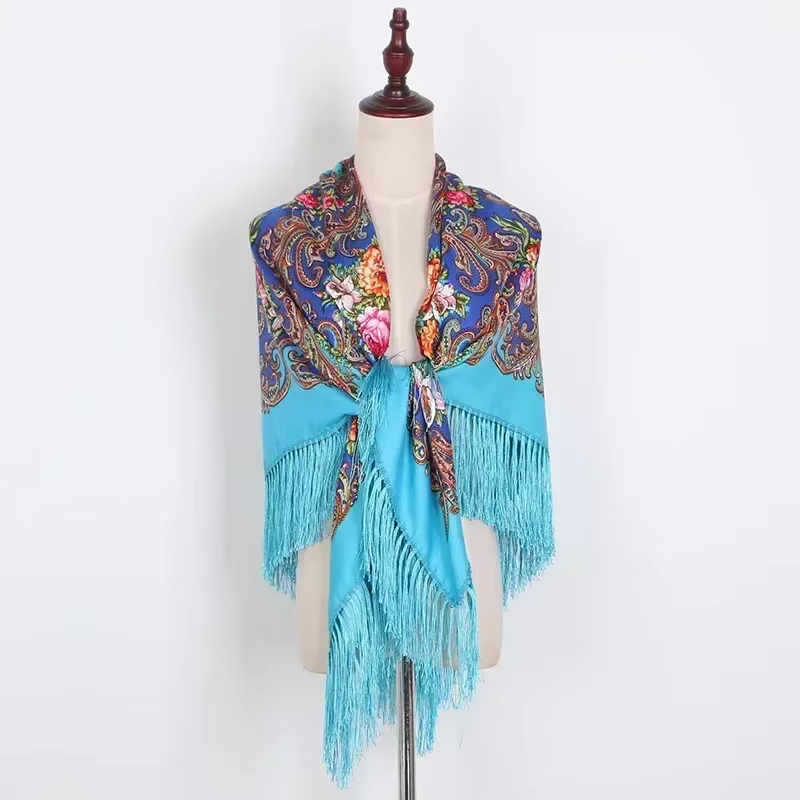 Foulard bohème imprimé Floral