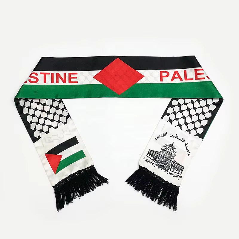 Châle Pashmina rond avec pompon