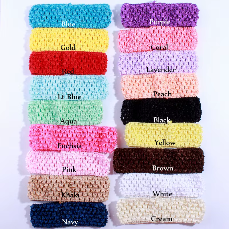 Bande élastique au crochet pour cheveux