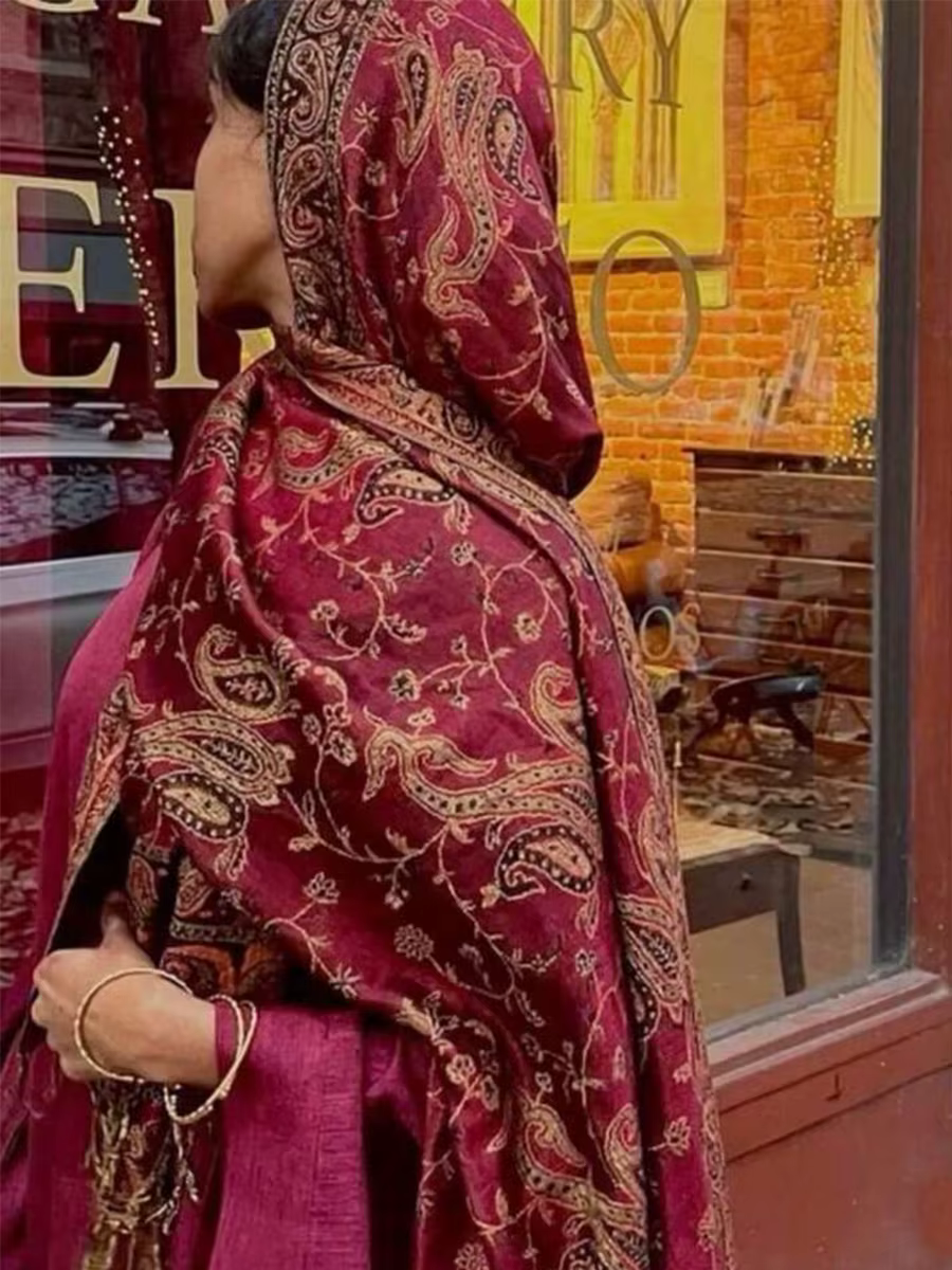 Bohême Pashmina Hijab écharpe longue châle musulman femme Foulard doux Turban bandeau pour femmes