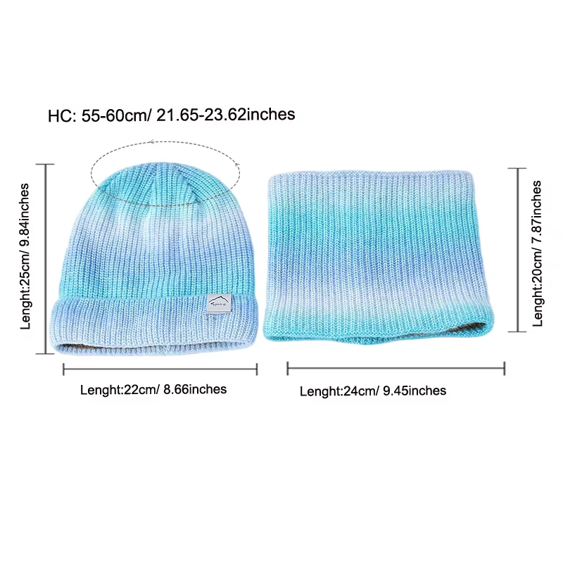 Ensemble chapeau et écharpe de cou pour femmes