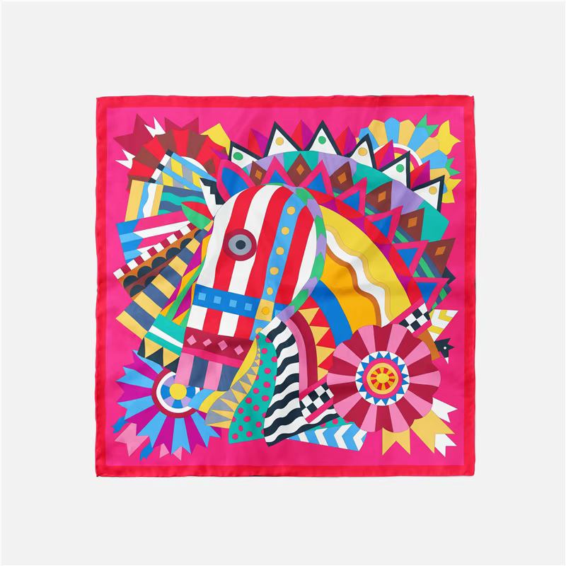 Foulard en Satin de soie pour femmes