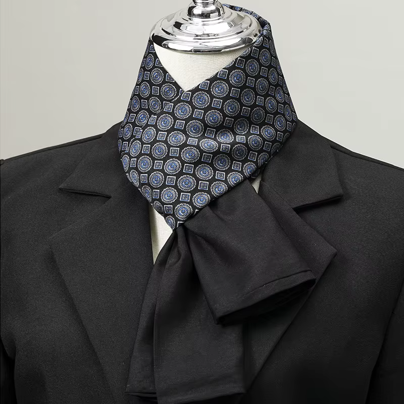 Écharpe pour hommes Imitation soie cou