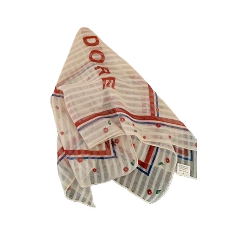 Foulard rétro imprimé léopard Y2K pour fille épicée